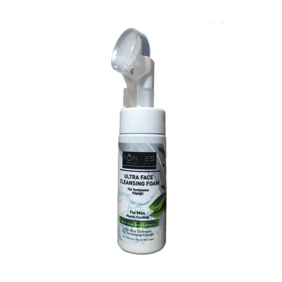 Kontes Mentol Ferahlığı Ekstaktlı Fırçalı Yüz Temizleme Köpüğü 160 ml