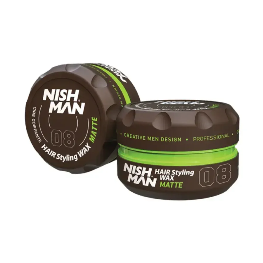 Nıshman 08 NO Saç Şekillendirici Vanilya Kokusu Mat Wax150 ML