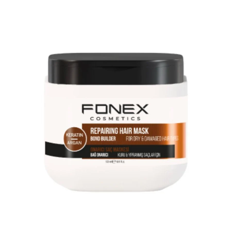 Fonex Keratin & Argan Onarıcı Saç Maskesi 500 Ml